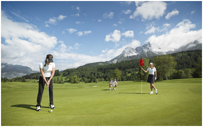 Golfen im Urslautal Maria Alm - Pension THeresia